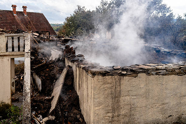 Professional Emergency Fire Cleanup technician working in Springfield, OH